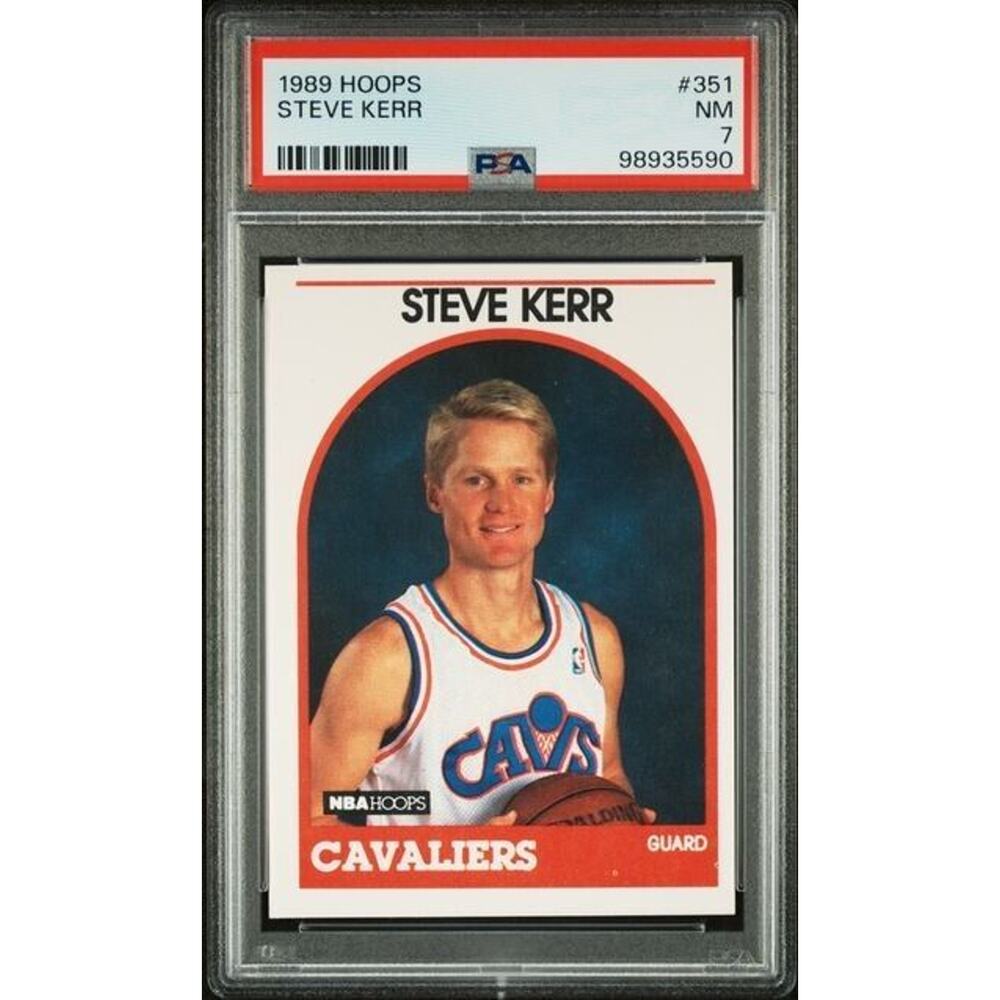 1989 Hoops 351 Steve Kerr PSA 7